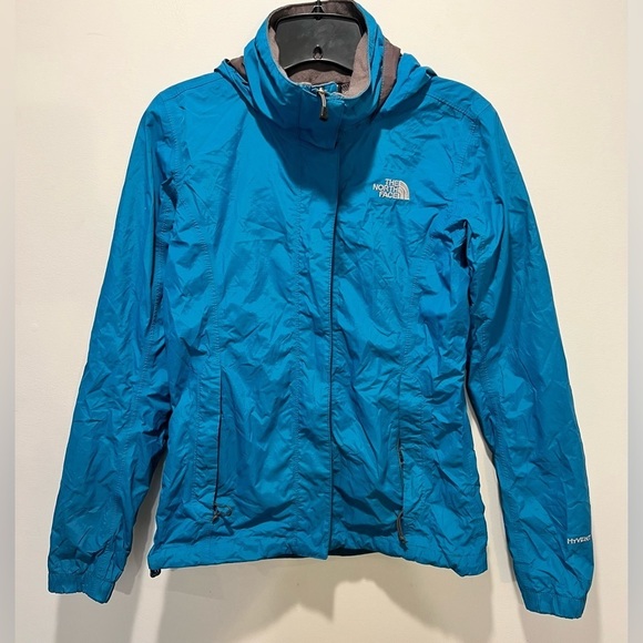 Women's The North Face HyVent Zip-Up Hooded‎ Rain Jacket size XS - Picture 1 of 8